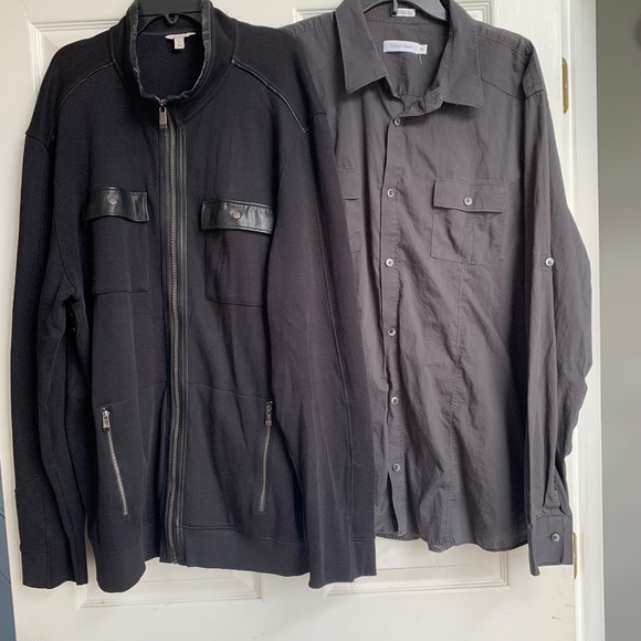 Men's Calvin Klein Jacket And Shirt Size XXL - Picture 2 of 11